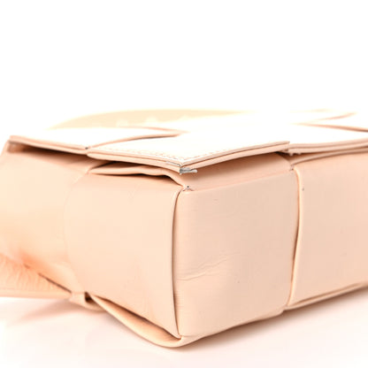 Bottega Veneta Paper Calfskin Intrecciato Cassette Belt Bag Melon Washed 8 of 9