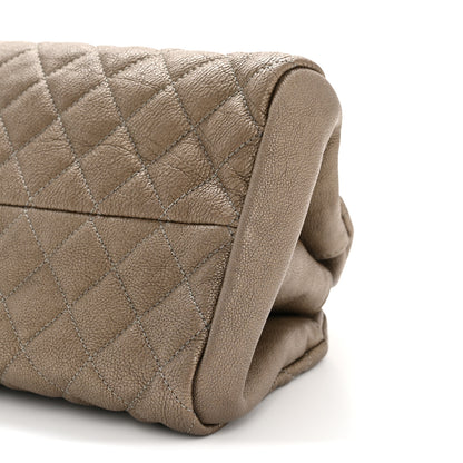 Chanel Metallic Caviar Quilted Medium Just Mademoiselle Beige 10 of 10