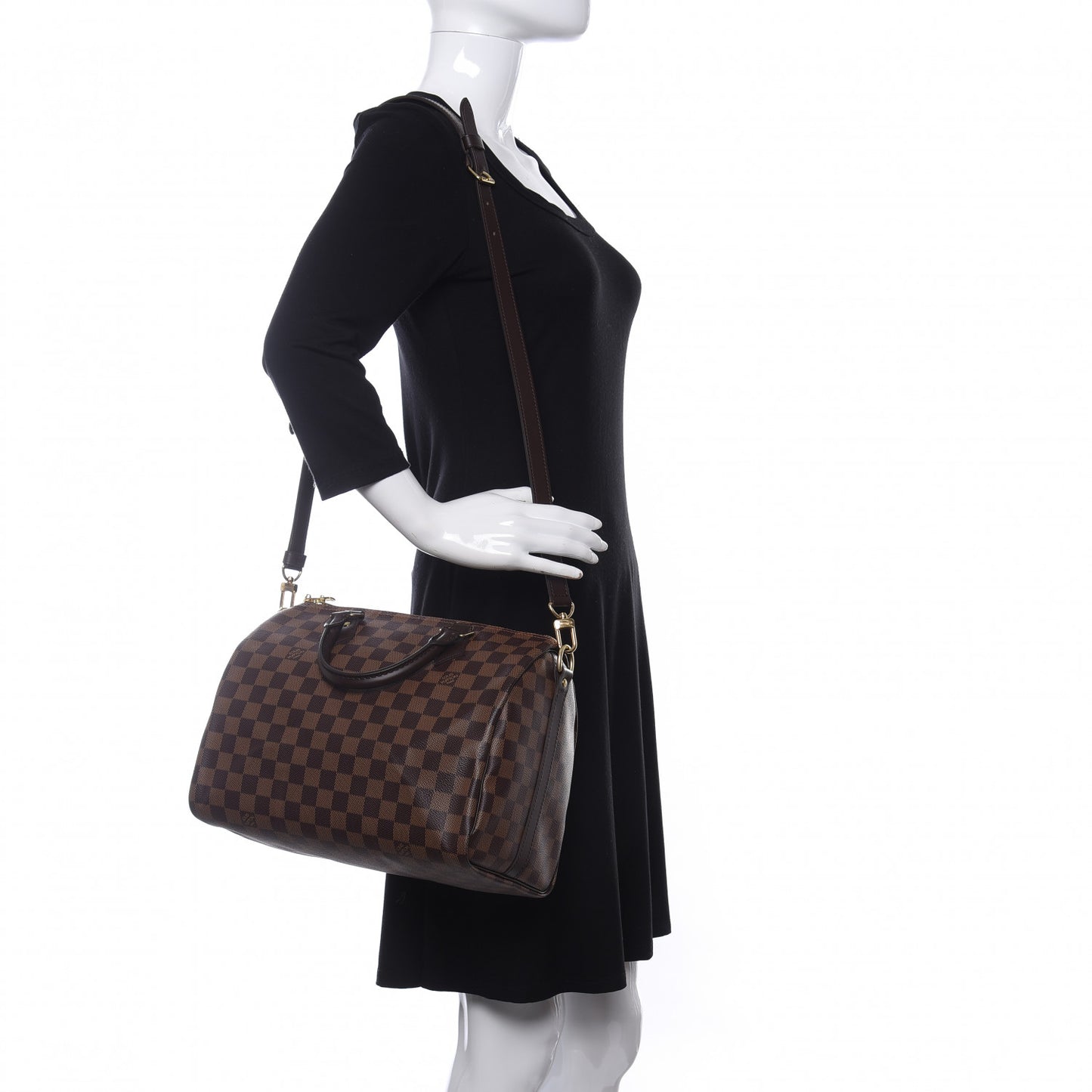 Damier Ebene Speedy Bandouliere 30