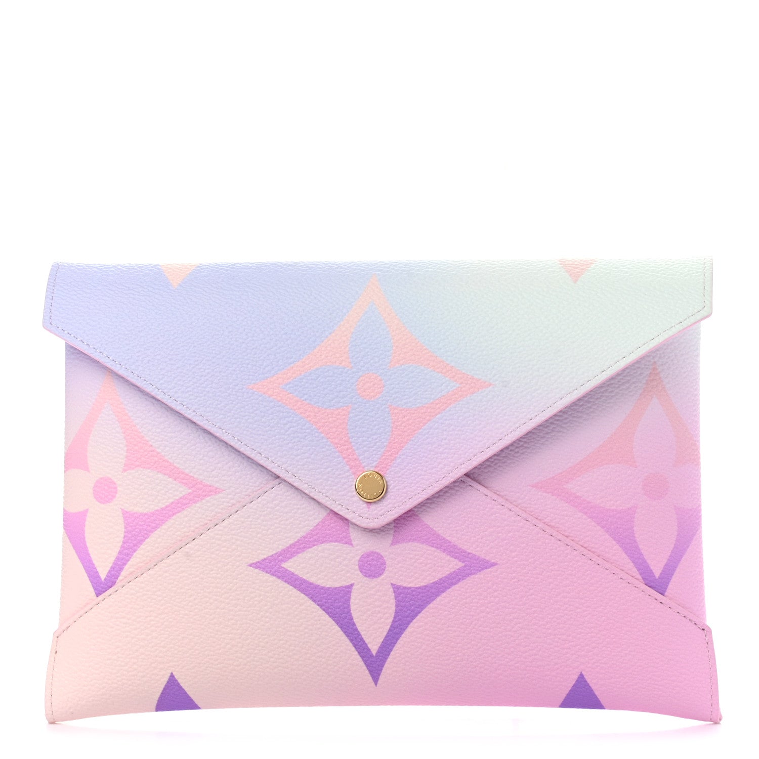 Louis Vuitton Monogram Giant Spring In The City Kirigami Pochette Set Sunrise Pastel Midnight Fuchsia Sunset Kaki 3 of 10