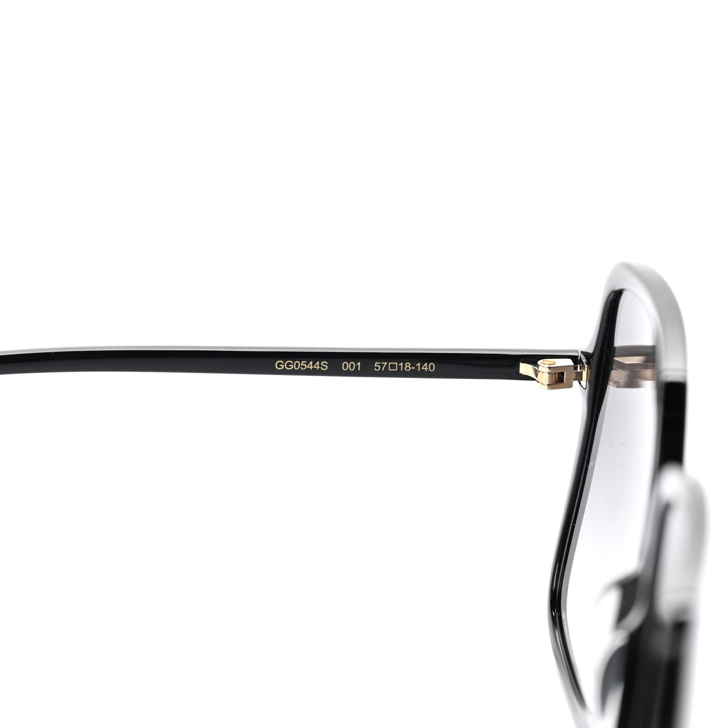 Gucci Oversized Square GG0544S Sunglasses Black 7 of 8
