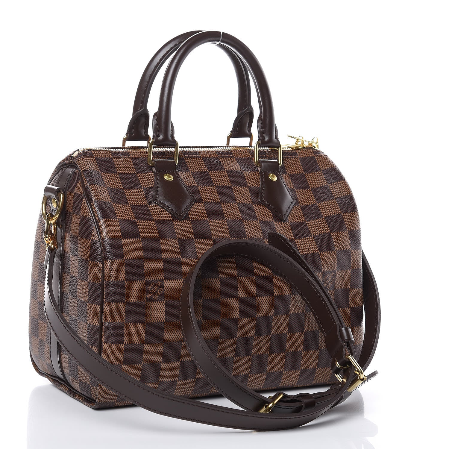 Louis Vuitton Damier Ebene Speedy Bandouliere 25 3 of 9