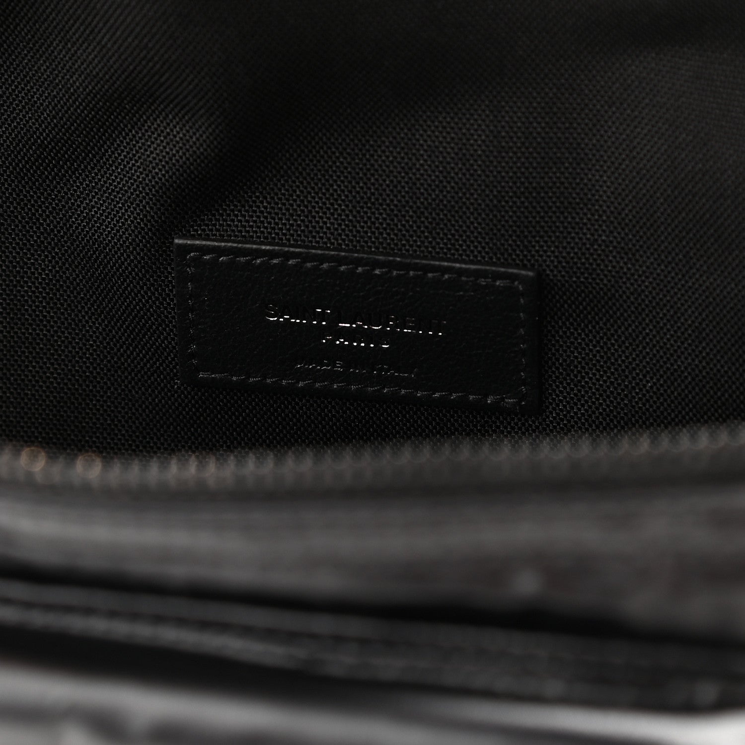 Saint Laurent Nylon Logo Ripstop Body Belt Bag Black 6 of 9