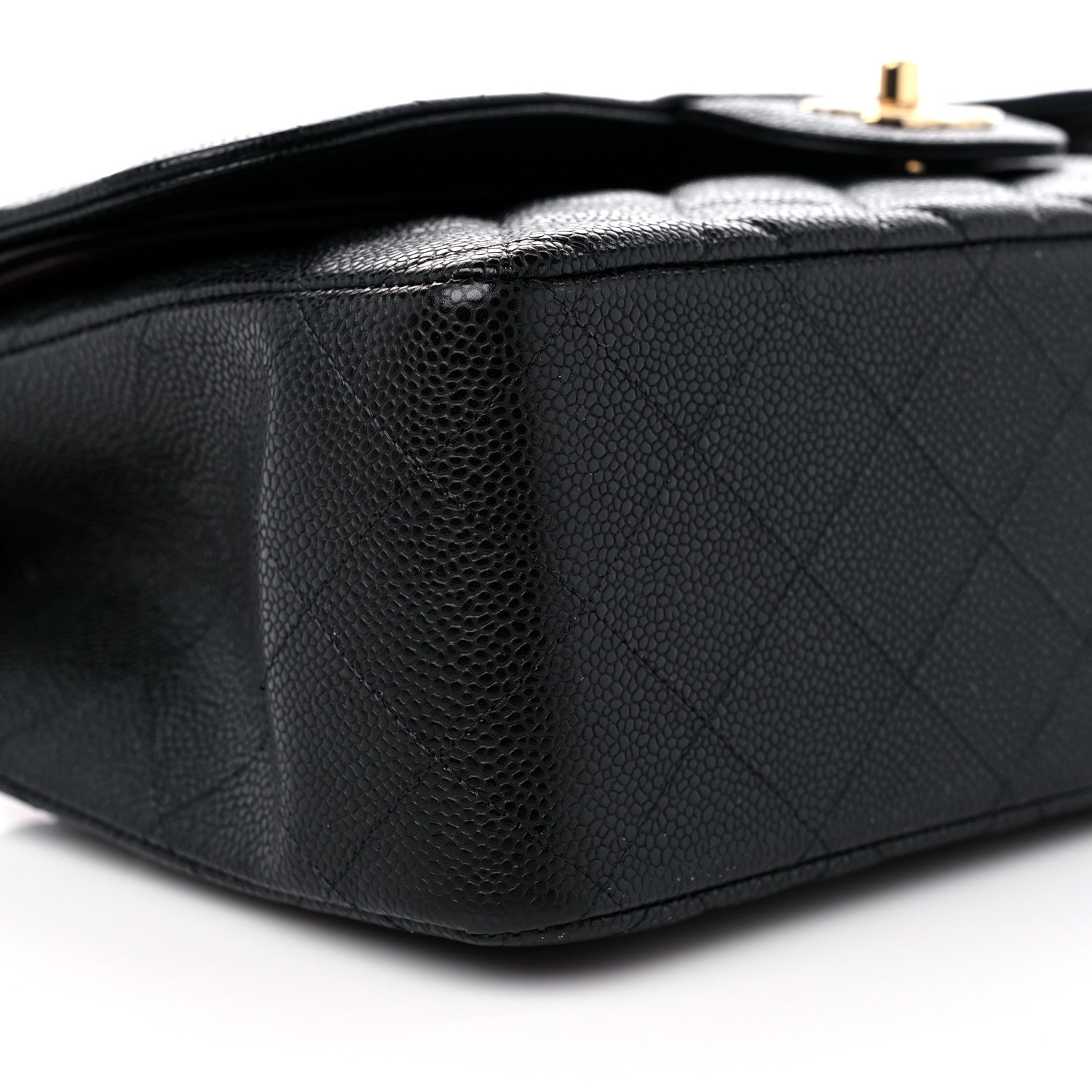 Chanel Caviar Quilted Jumbo Double Flap Black 8 of 9