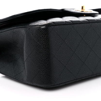 Chanel Caviar Quilted Jumbo Double Flap Black 8 of 9