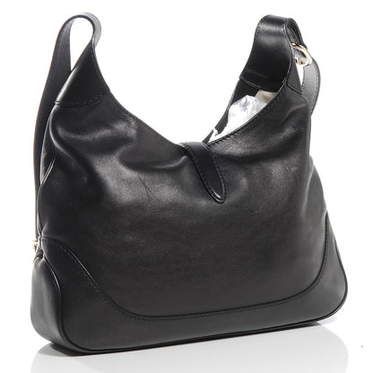 Gucci Leather Jackie Medium Shoulder Bag Black 3 of 7