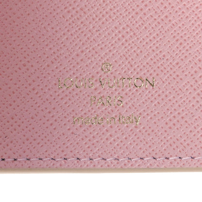 Louis Vuitton Damier Azur Victorine Wallet Rose Ballerine 6 of 9