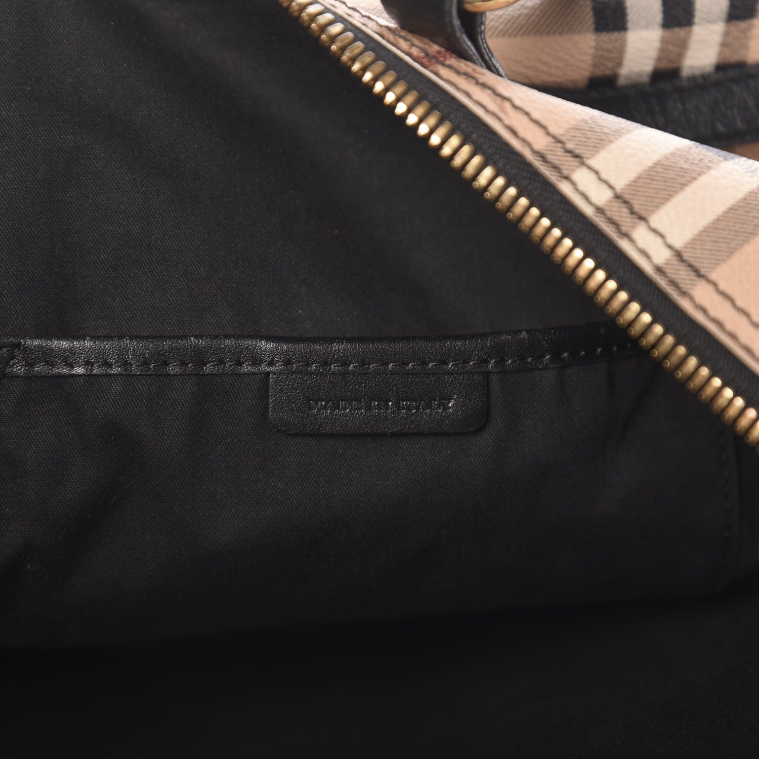 Burberry Haymarket Check Medium Salisbury Tote Chocolate 7 of 16