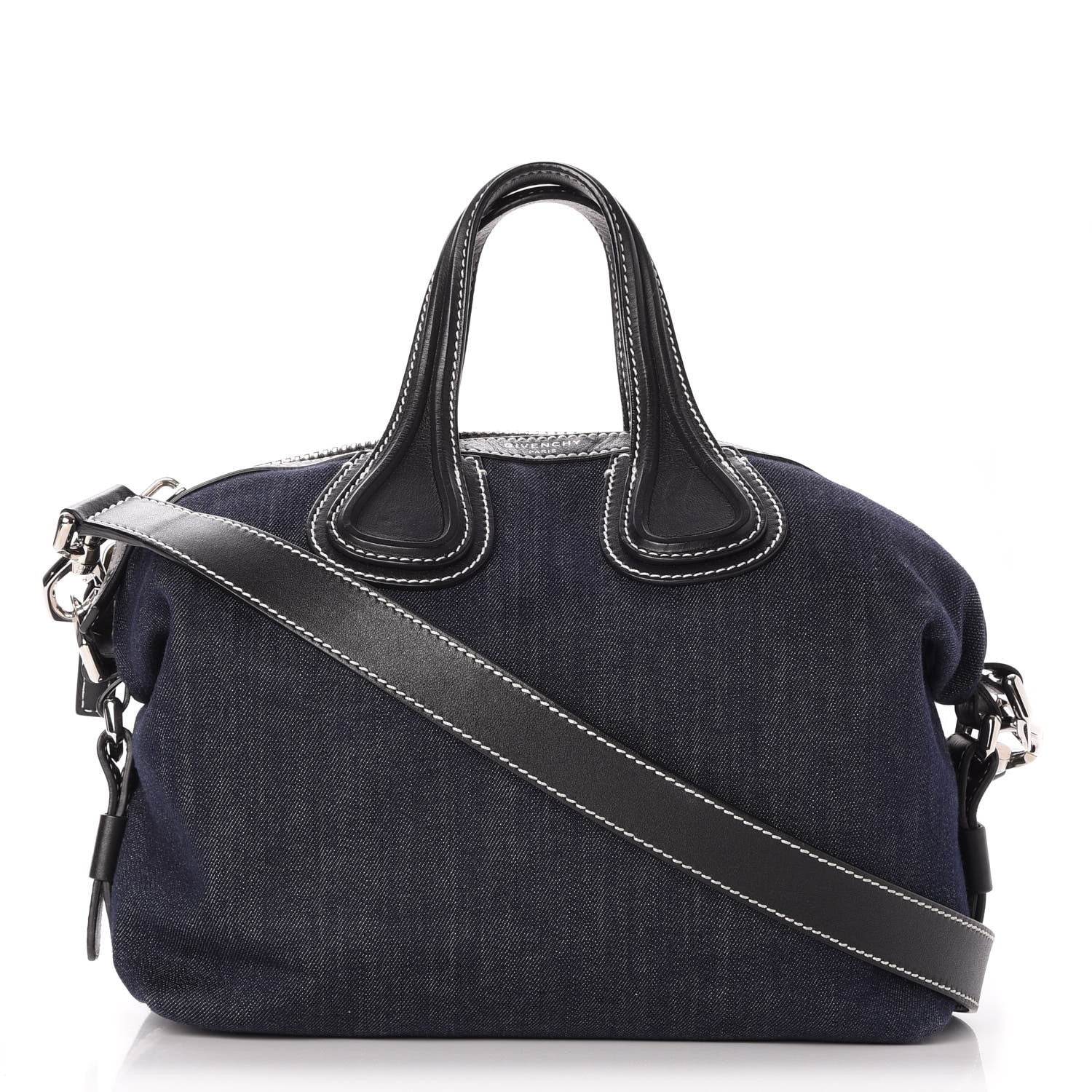 Givenchy Denim Calfskin Small Nightingale Blue Black 1 of 8