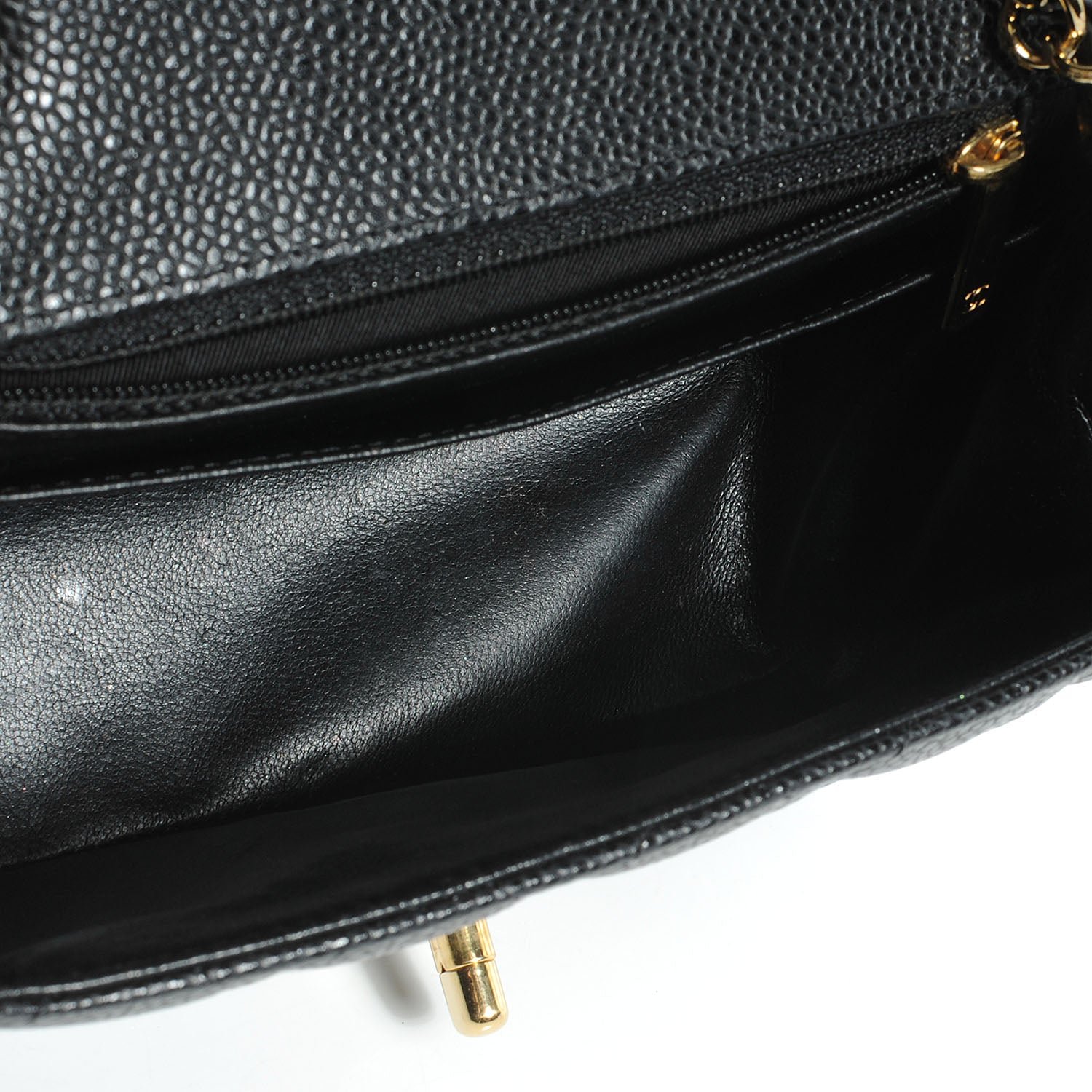 Chanel Caviar Quilted Mini Flap Bag Black 7 of 9
