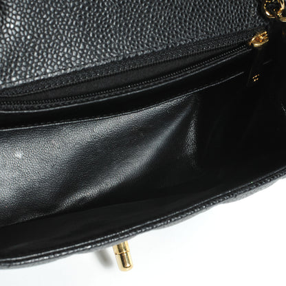 Chanel Caviar Quilted Mini Flap Bag Black 7 of 9