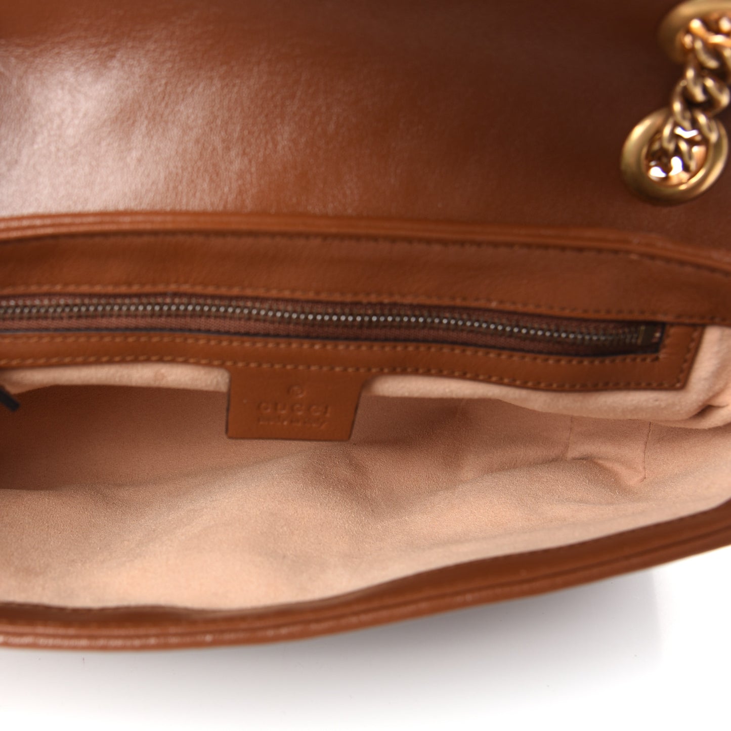 Azalea Calfskin Matelasse Diagonal Small GG Marmont Shoulder Bag Cuir