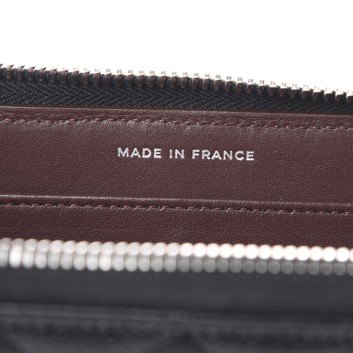 Caviar Quilted Large Gusset Zip Around Wallet Black