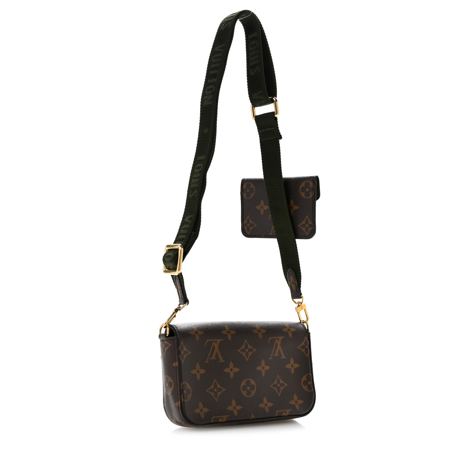 Louis Vuitton Monogram Felicie Strap & Go Kaki 3 of 11