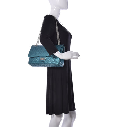 Chanel Metallic Calfskin Quilted 2.55 Reissue 227 Flap Turquoise 2 of 10