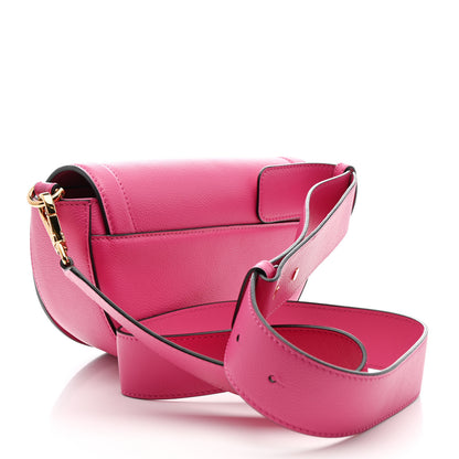 Versace Grained Calfskin La Medusa Small Shoulder Bag Pink 3 of 10