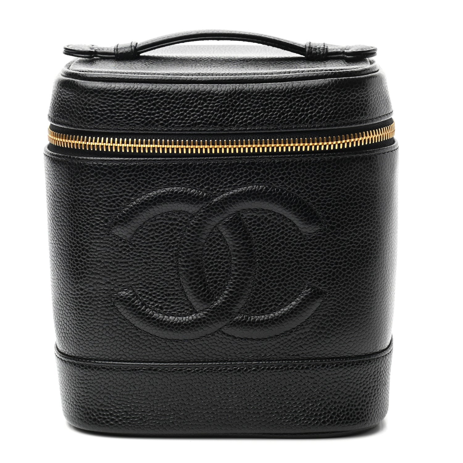 Chanel Caviar Vanity Cosmetic Case Black 1 of 7