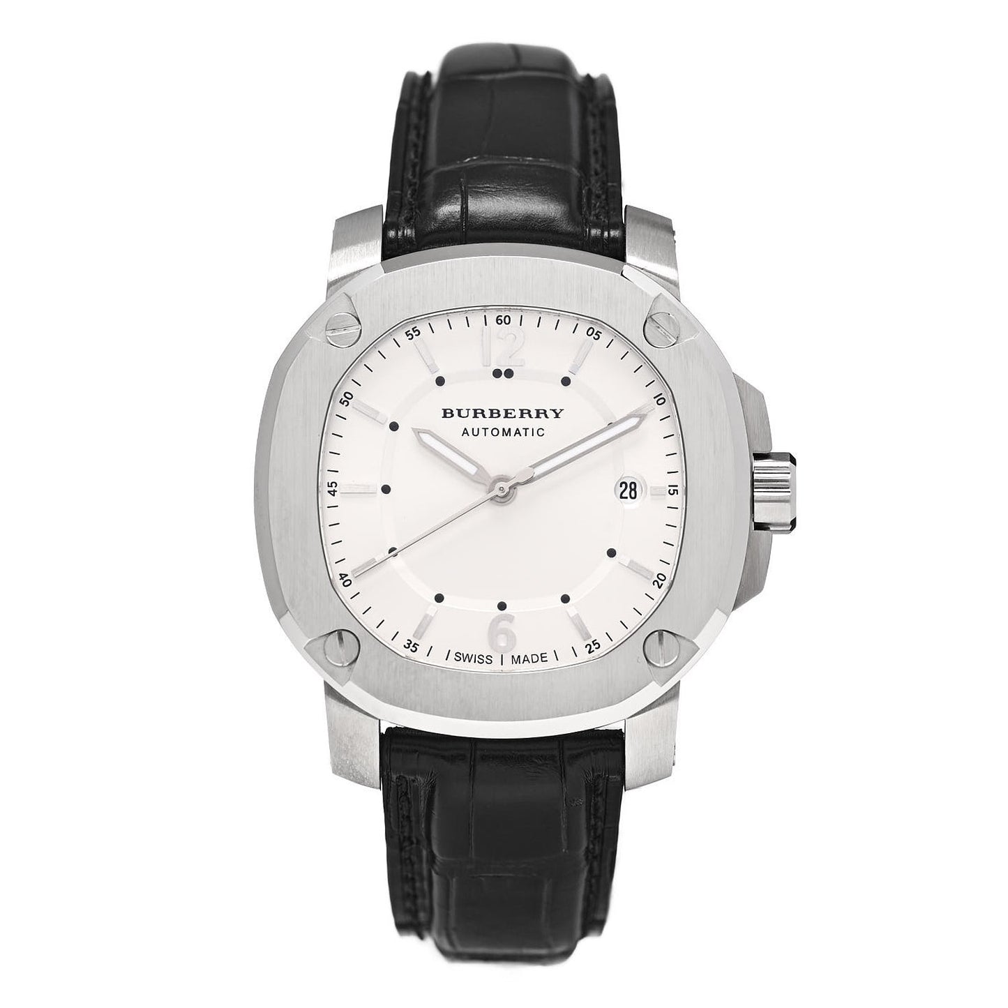 Stainless Steel Alligator 43mm The Britain Automatic Watch BBY1206