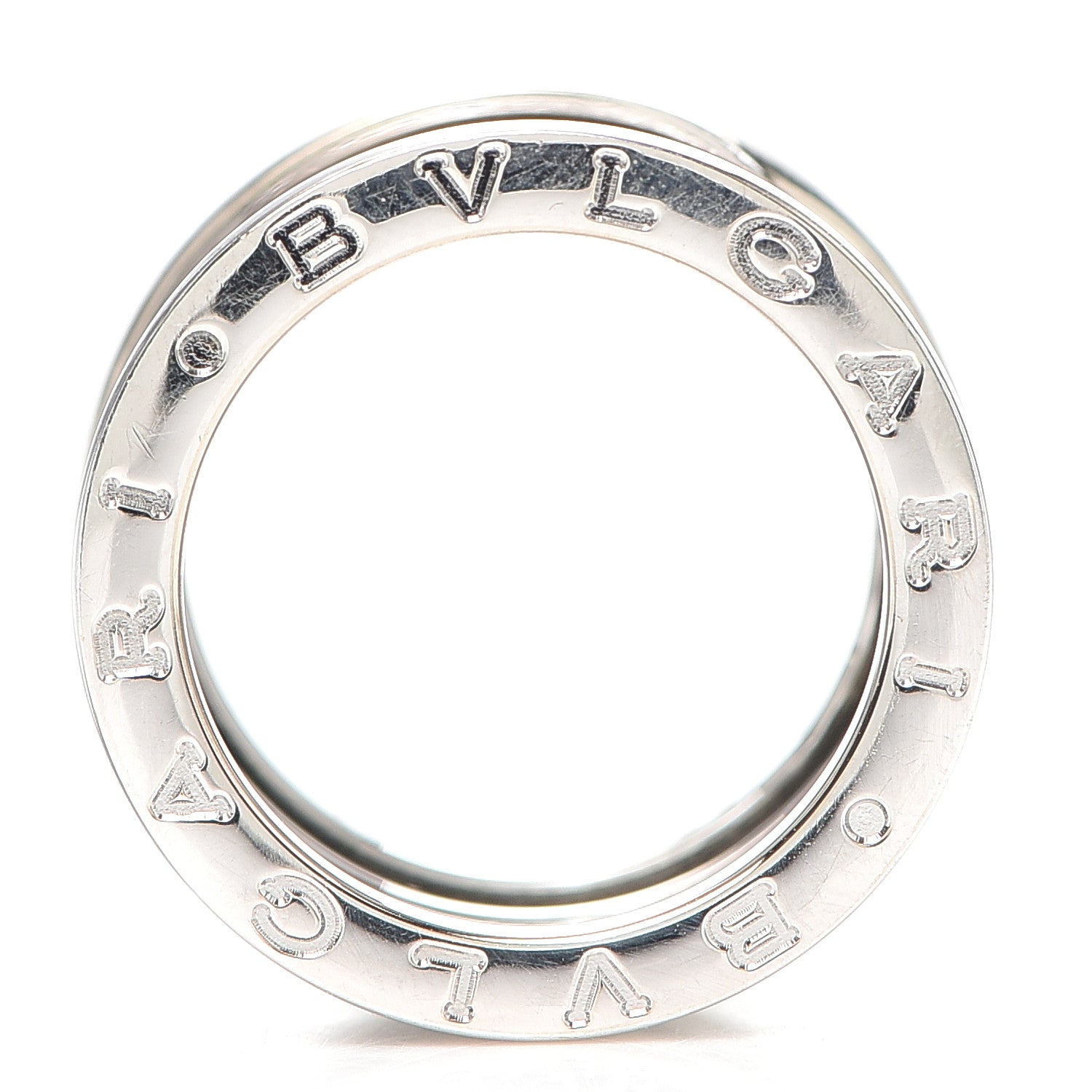 Bulgari 18K White Gold B.Zero1 Four-Band Ring 50 5.5 5 of 6