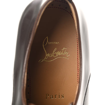 Christian Louboutin Calfskin Shadow Wash Mens Top Daviol Flat 41 Havane 7 of 8