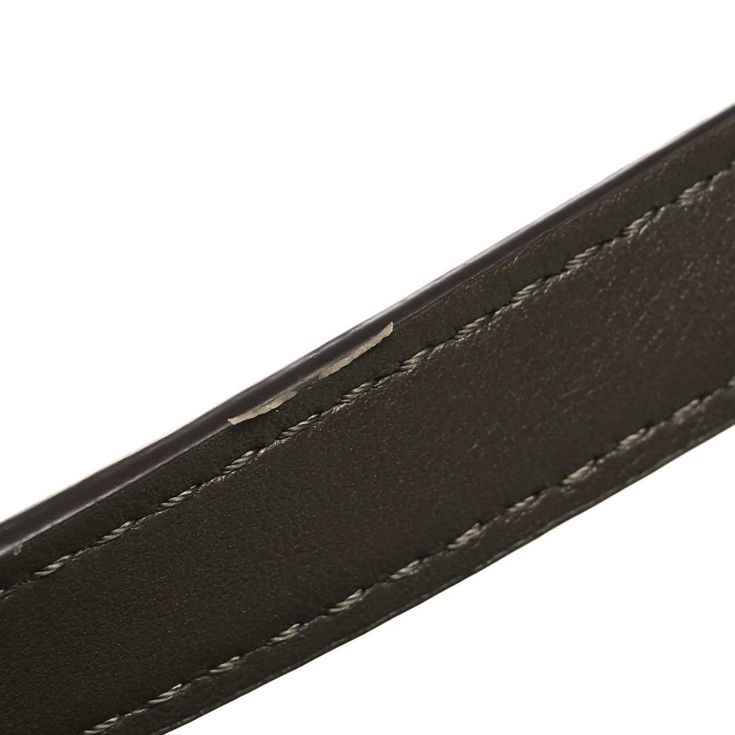 Shiny Calfskin Medium Puzzle Fold Tote Dark Khaki Green