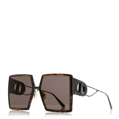 Christian Dior Square 30 Montaigne Sunglasses Tortoise 1 of 8