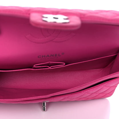 Chanel Iridescent Caviar Quilted Medium Double Flap Pink 4 of 11