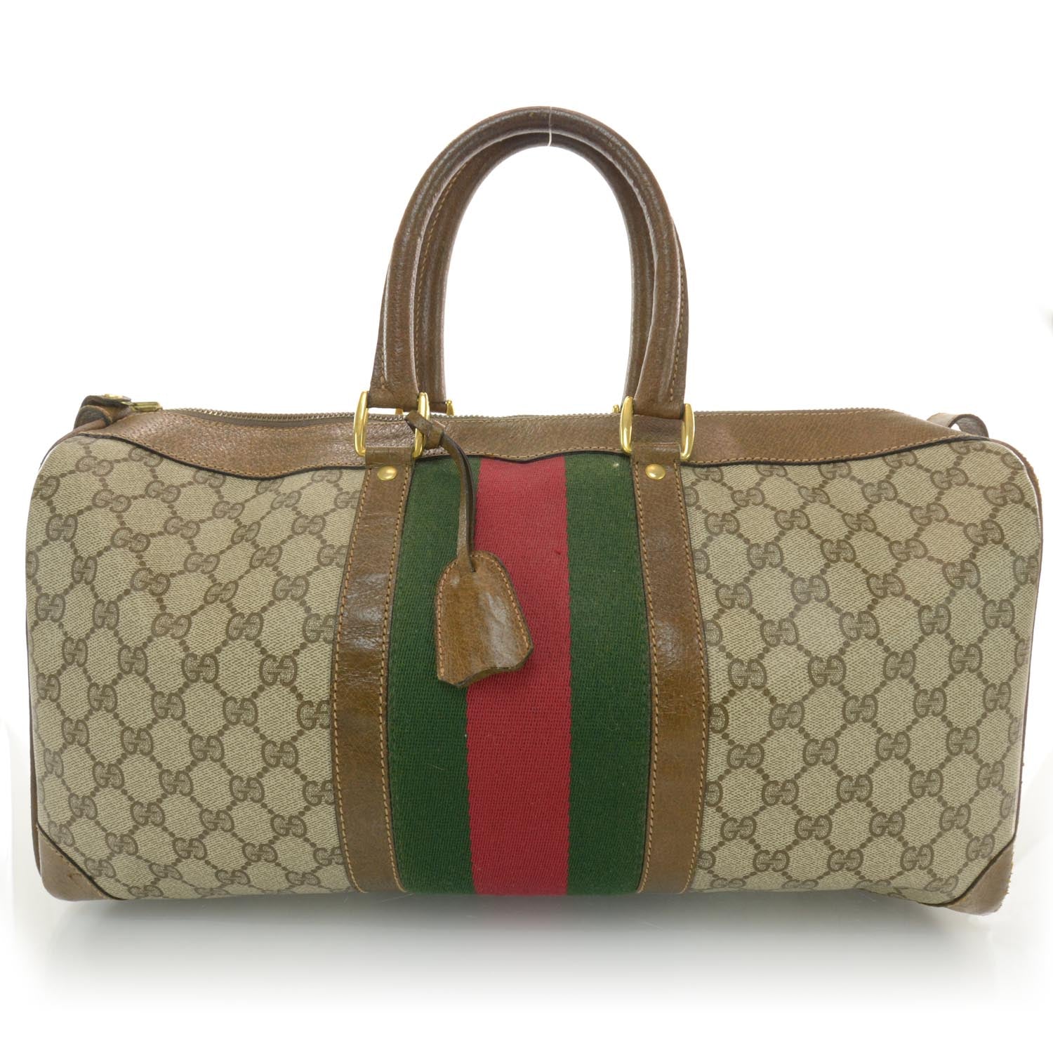 Gucci Monogram Web Boston Duffle 1 of 9