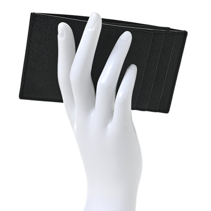 Saint Laurent Grain de Poudre 5 Fragments Card Holder Black 2 of 6