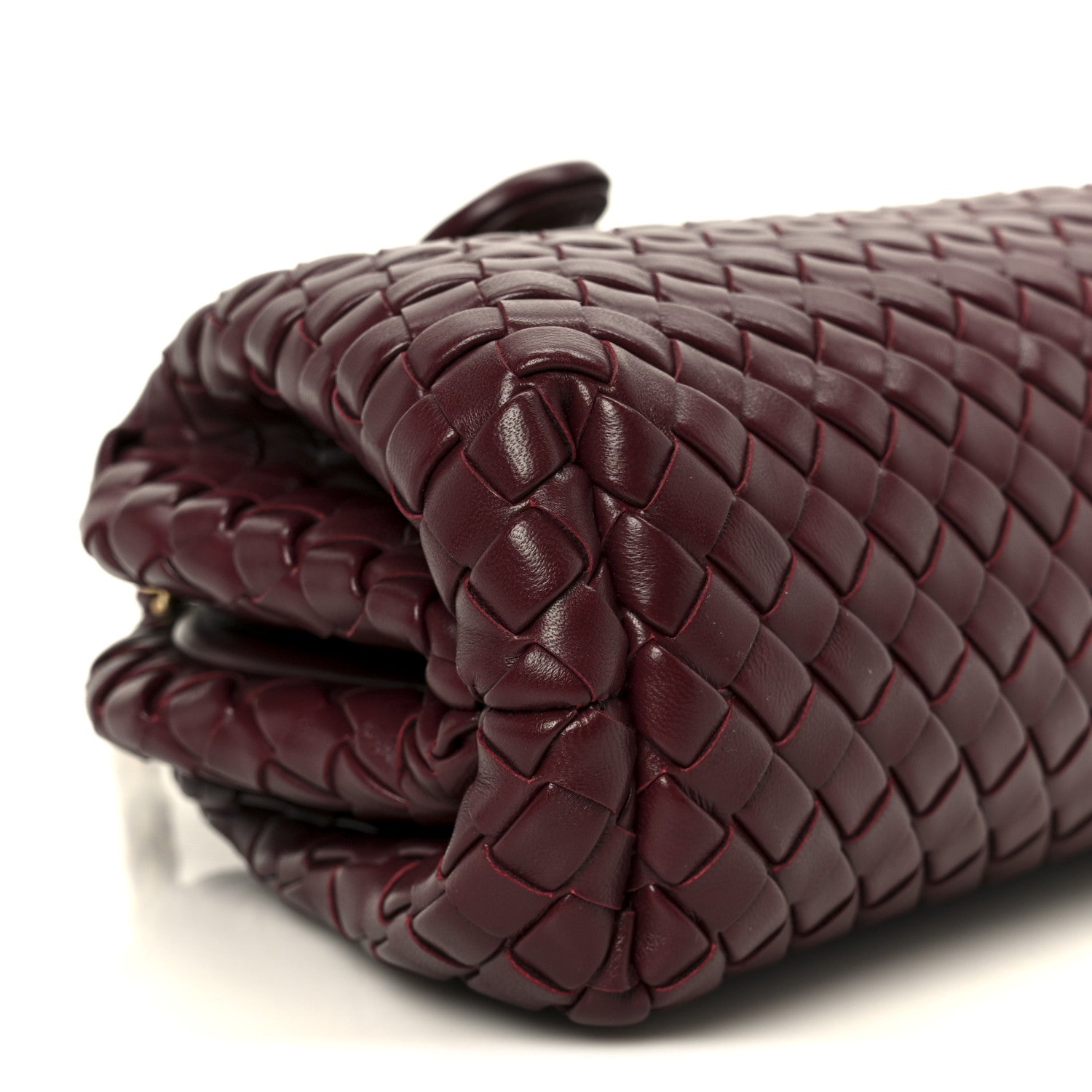 Bottega Veneta Nappa Intrecciato Teen The Lauren 1980 Clutch With Chain Barolo 10 of 11