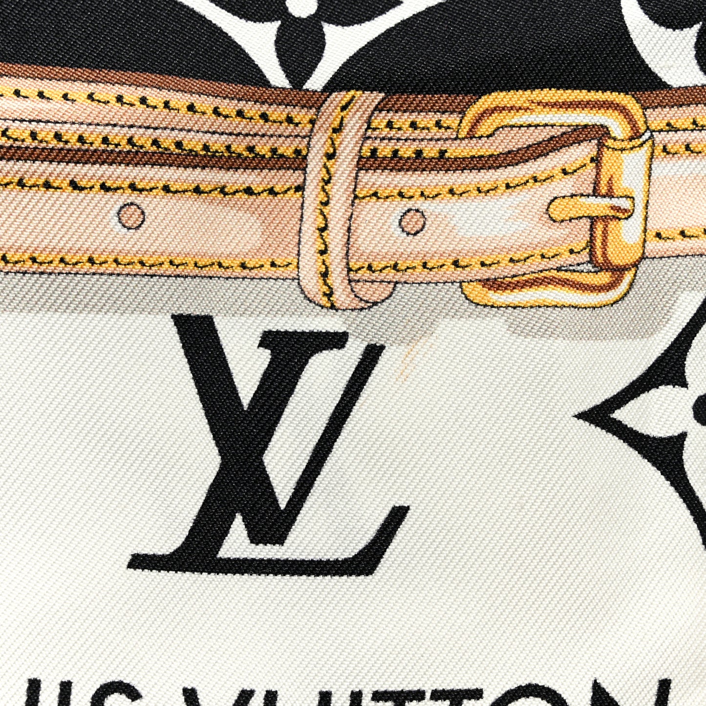 Silk Monogram Confidential Bandeau Black