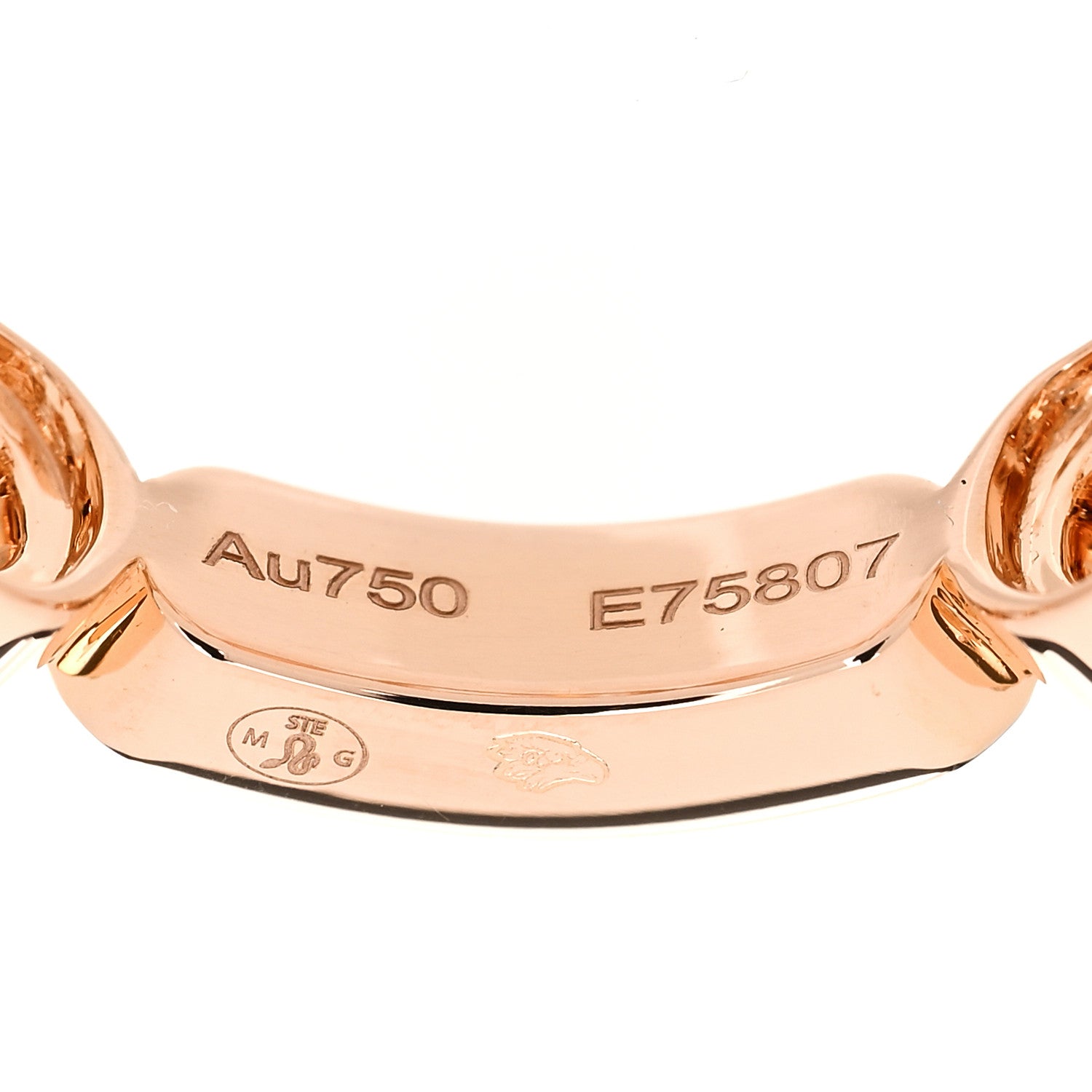 Messika 18K Rose Gold Diamond Move Multi Link Band Ring 54 7 4 of 4