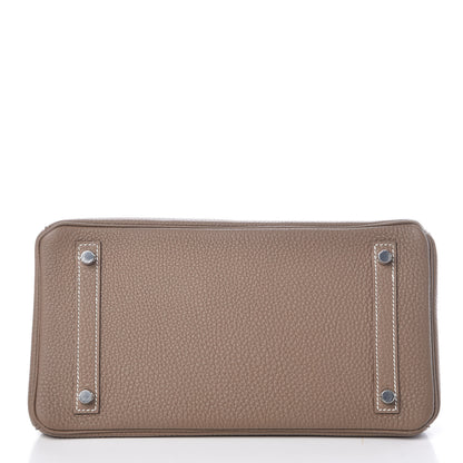 Hermes Togo Birkin 30 Etoupe 6 of 33