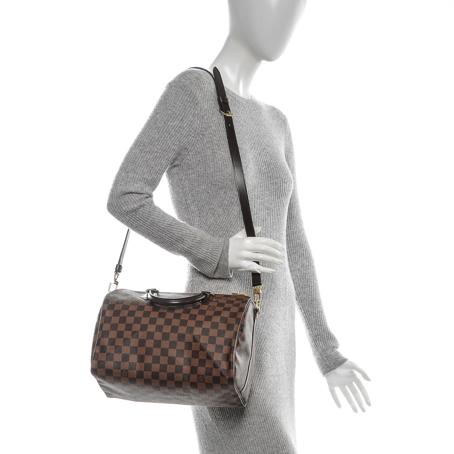 Damier Ebene Speedy Bandouliere 30