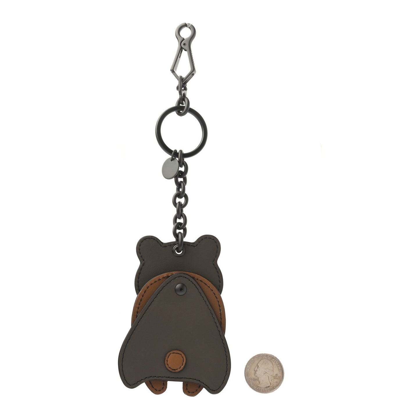 Nappa Intrecciato Bear Charm Multicolor