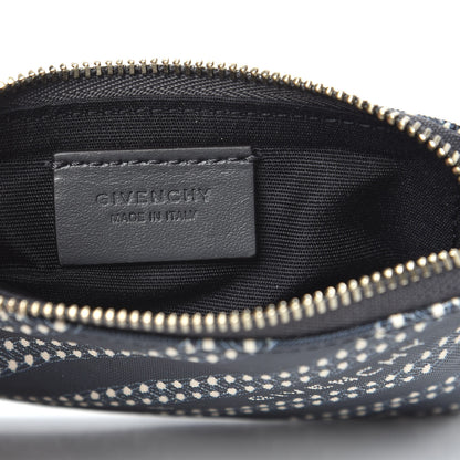 Givenchy Canvas Jacquard Mini Bond Mini Zip Pouch Oil Blue 6 of 7
