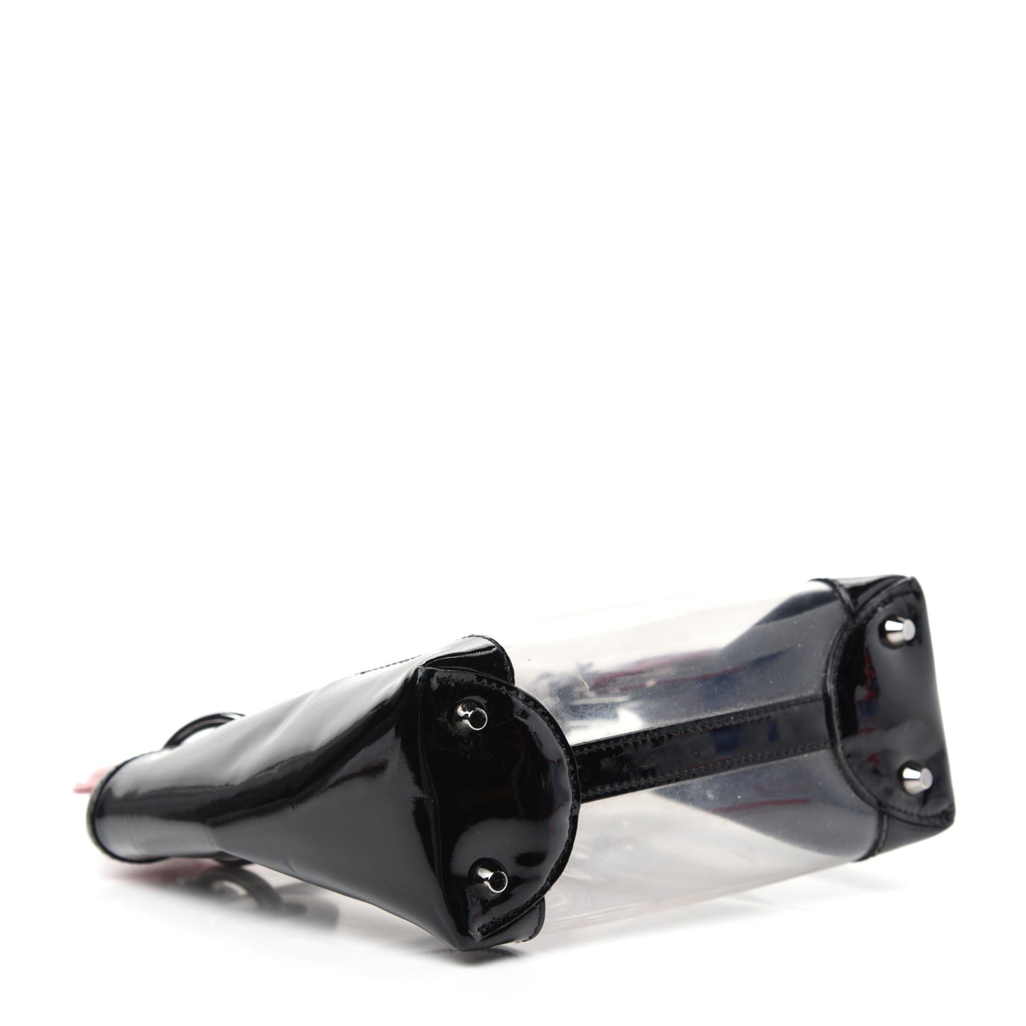 Patent PVC Mini Lady Dior Black Red