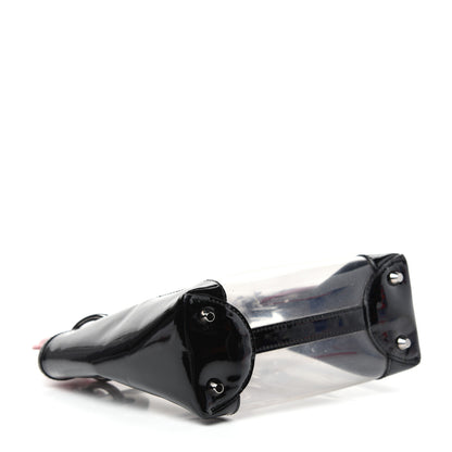 Christian Dior Patent PVC Mini Lady Dior Black Red 4 of 8