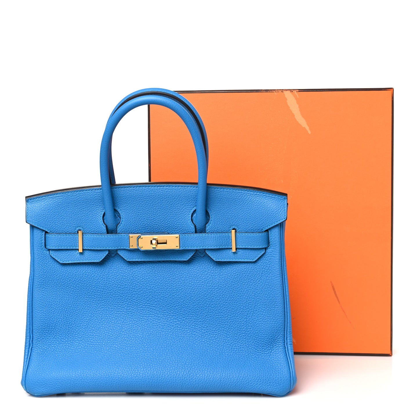Togo Birkin 30 Bleu Zanzibar