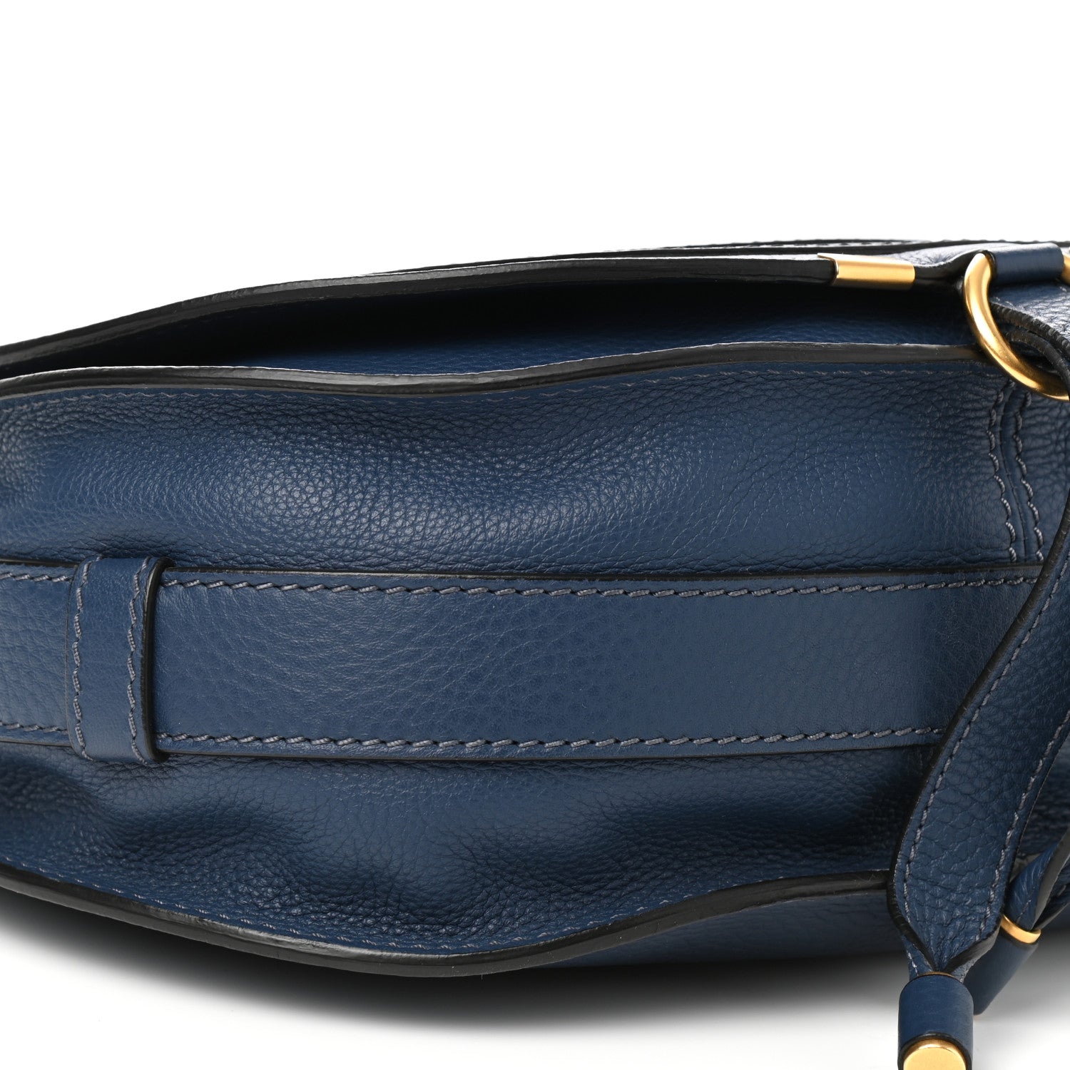 Chloe Calfskin Medium Marcie Round Crossbody Bag Royal Navy 11 of 12