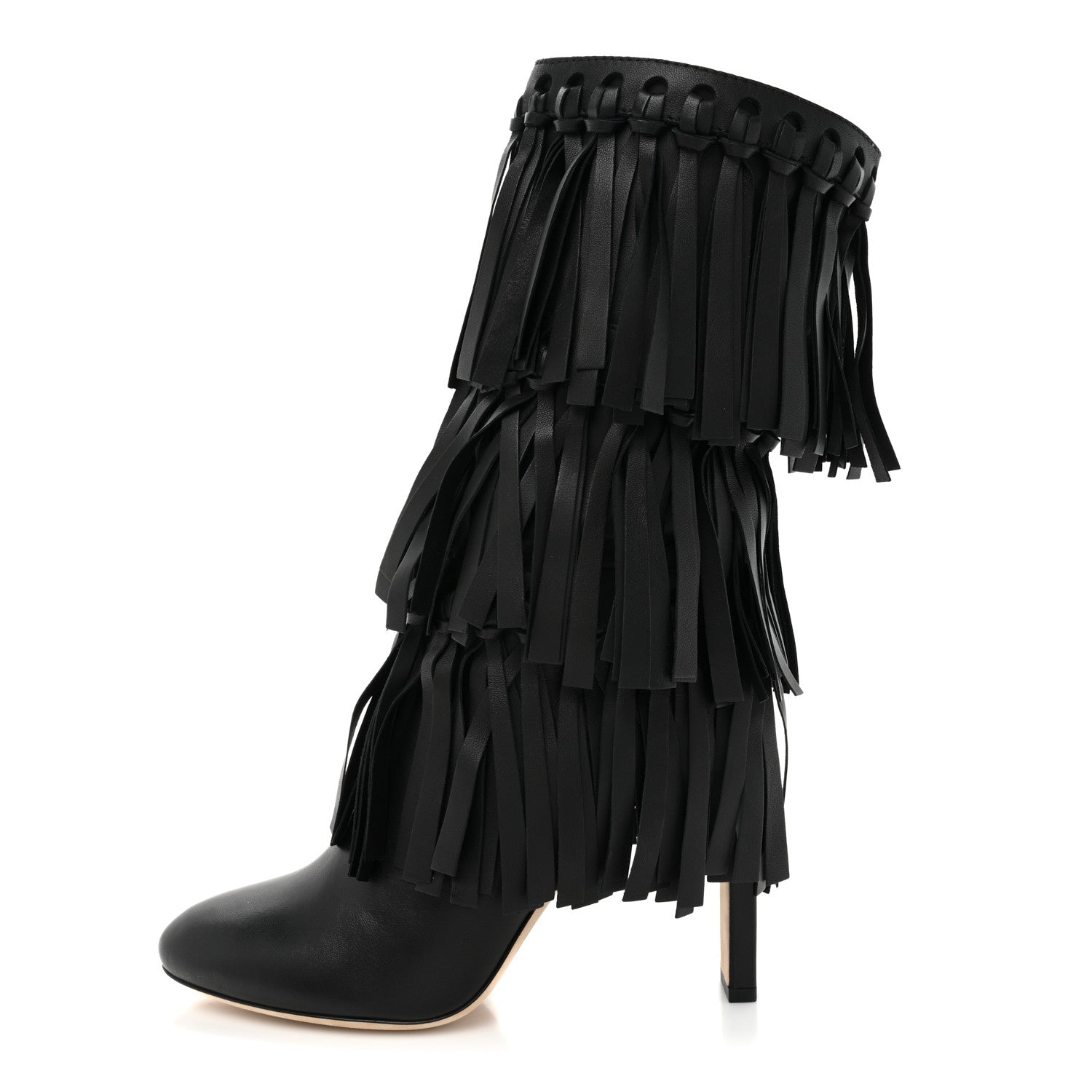 Jimmy Choo Nappa Mystery 100 Boots 38.5 Black 1 of 10