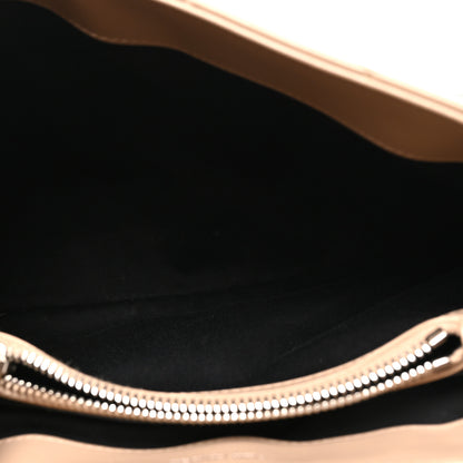 Saint Laurent Calfskin Y Quilted Monogram Small Loulou Chain Satchel Dark Beige 5 of 11