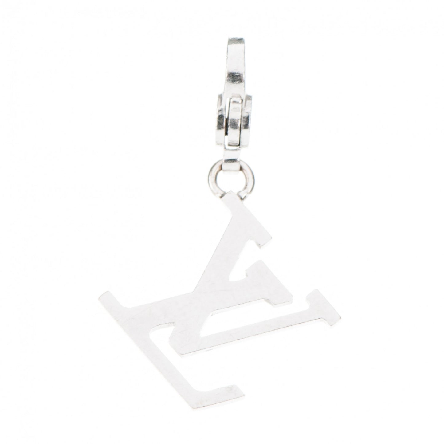 18K White Gold LV Initiales Charm