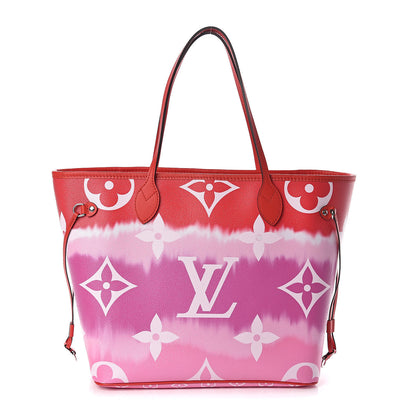 Louis Vuitton Monogram Escale Neverfull MM Rouge 1 of 10