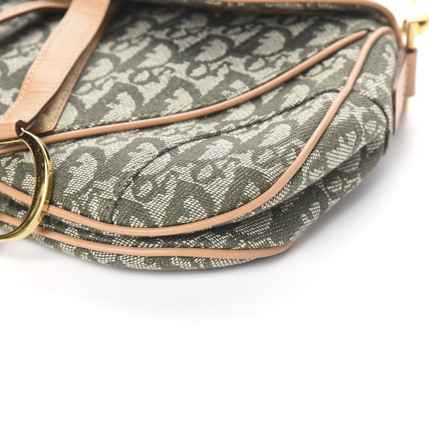 Monogram Double Saddle Bag Green