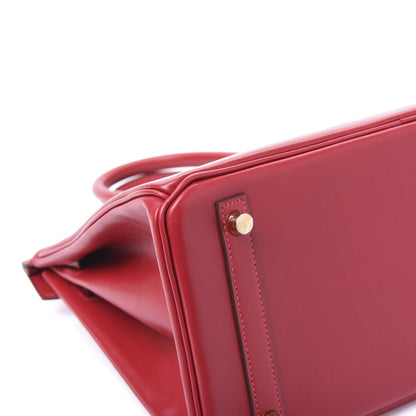 Hermes Tadelakt Birkin 30 Rouge Vif 7 of 13
