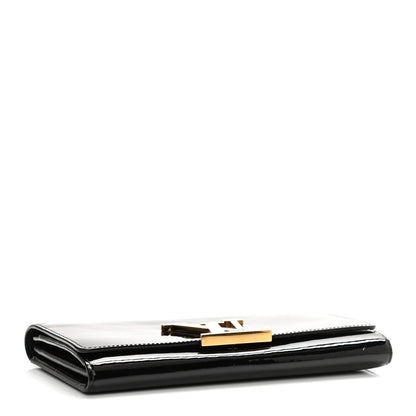 Louis Vuitton Patent Louise Clutch Black 4 of 6