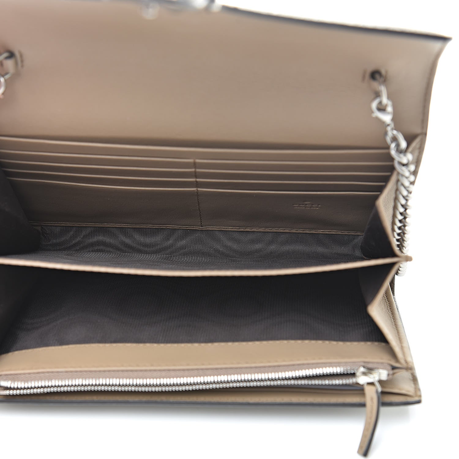 Gucci GG Supreme Monogram Mini Dionysus Chain Wallet Beige Taupe 5 of 10