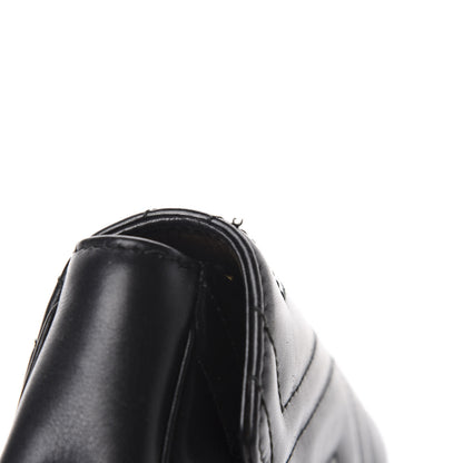 Gucci Calfskin Matelasse Super Mini GG Marmont Shoulder Bag Black 8 of 13