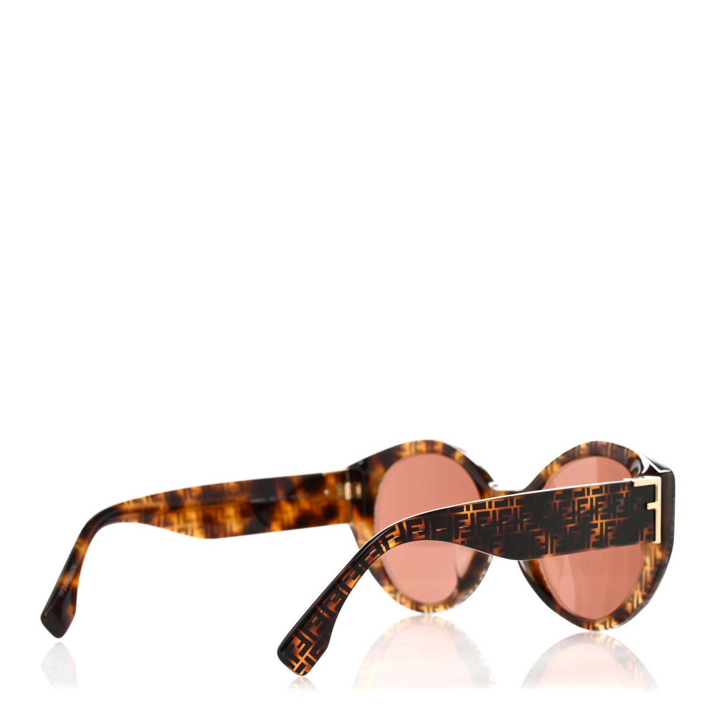 Acetate Fendi Roma Cat Eye Sunglasses FF 0435/S Havana